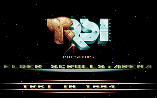 The Elder Scrolls Arena Cracktro