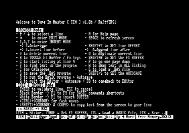 Type-In Master [ TIM ]